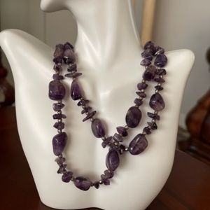 Genuine Amethyst Necklace